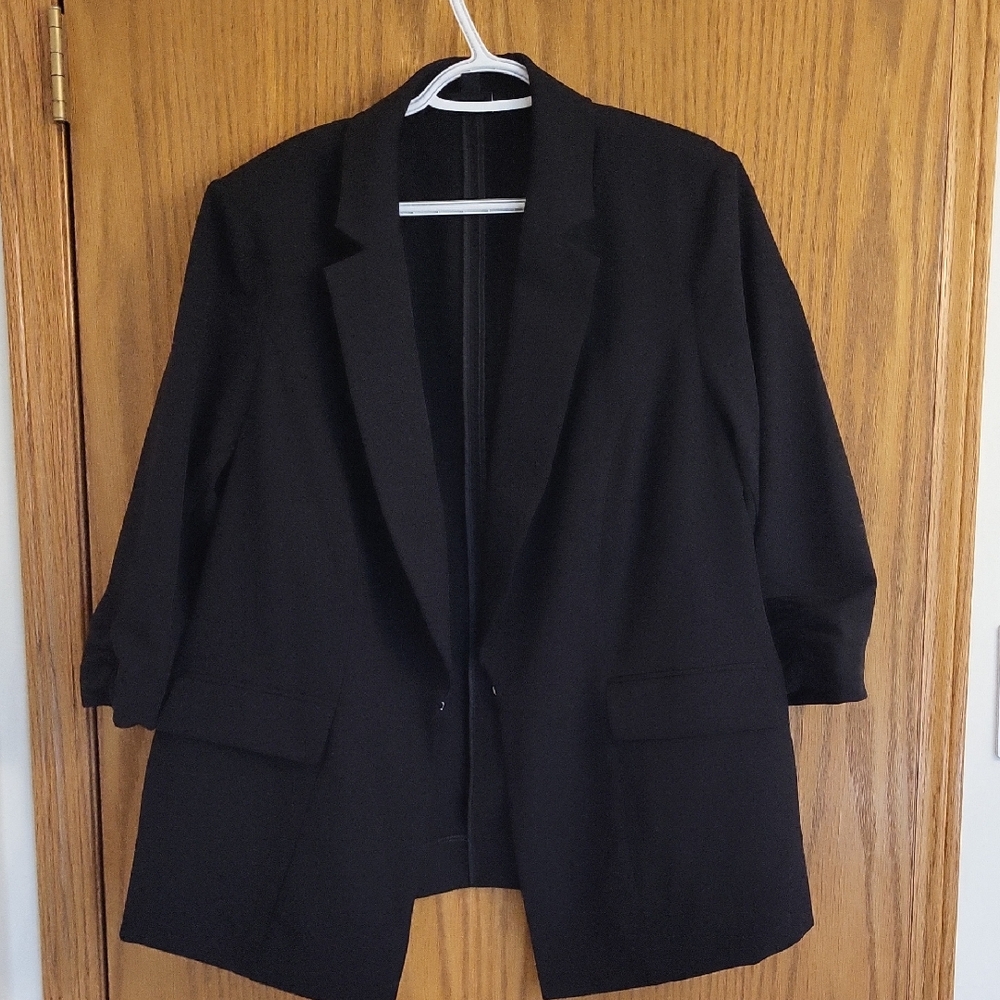 INC International Concepts Black Women's Blazer